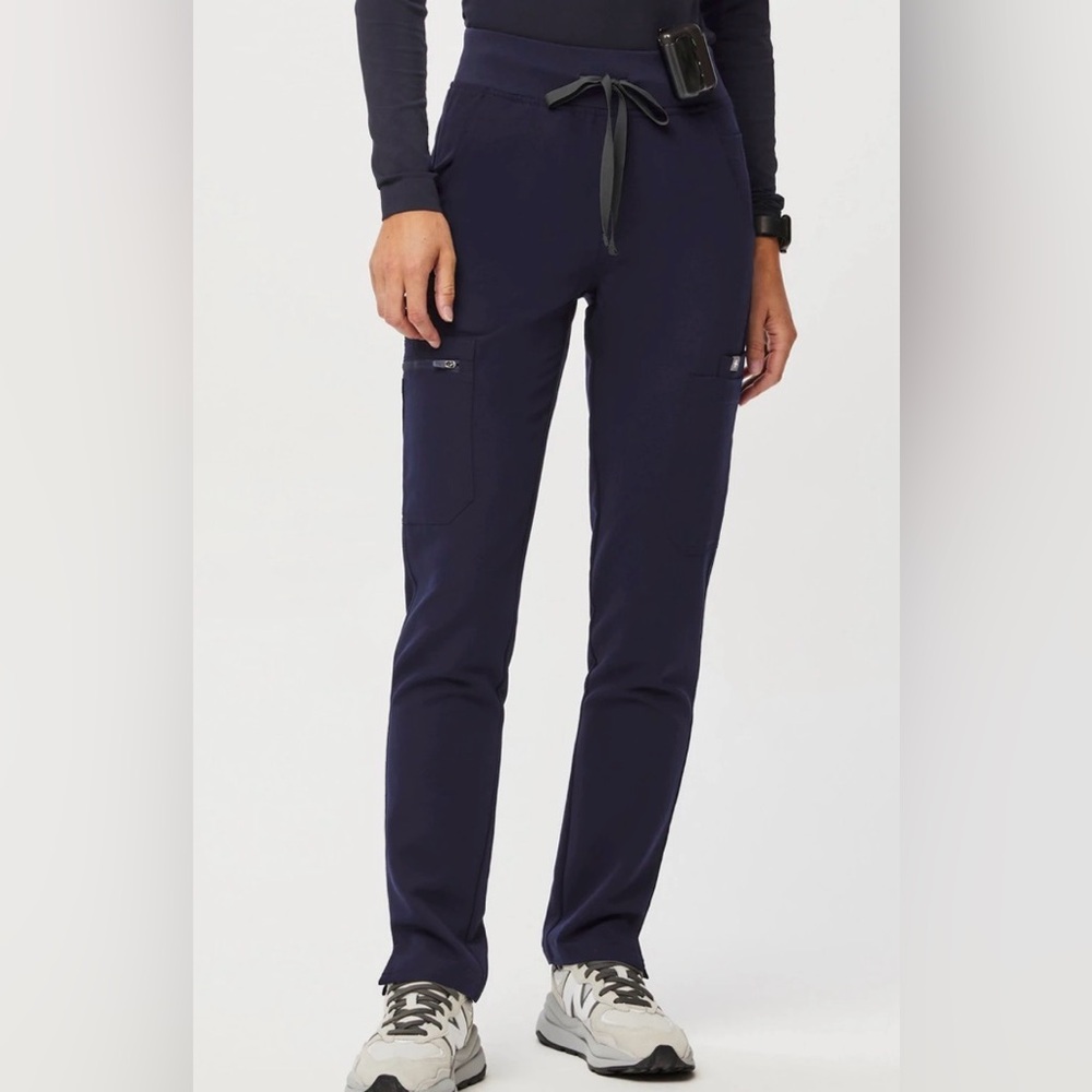 Figs Women's Navy Drawstring Scrub Pants